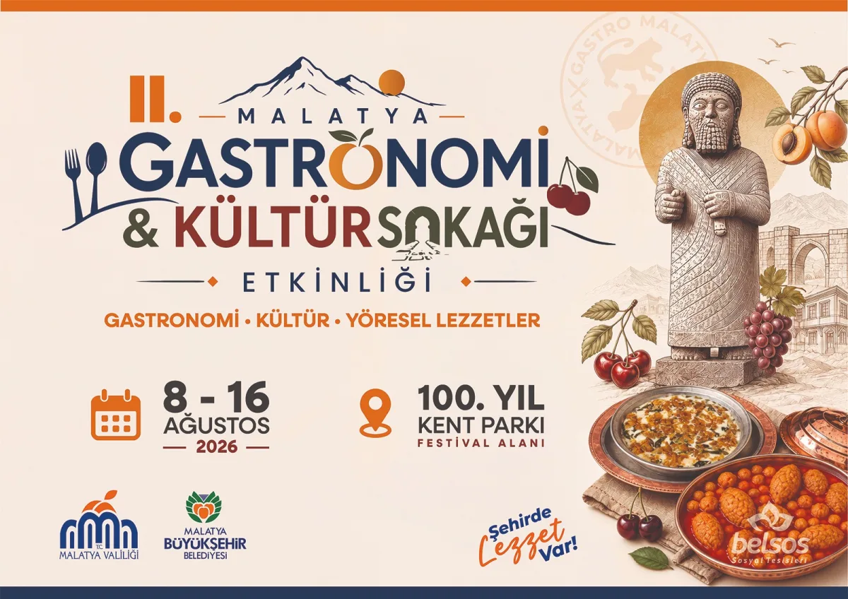 Lezzetin Başkenti Malatya'da Gastronomi Şöleni İçin Geri Sayım.