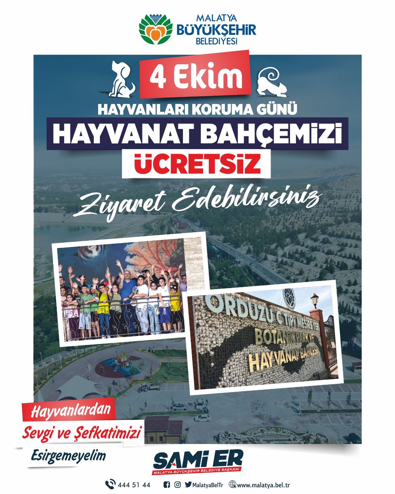 4 EKİM DÜNYA HAYVANLARI KORUMA GÜNÜ’NDE
