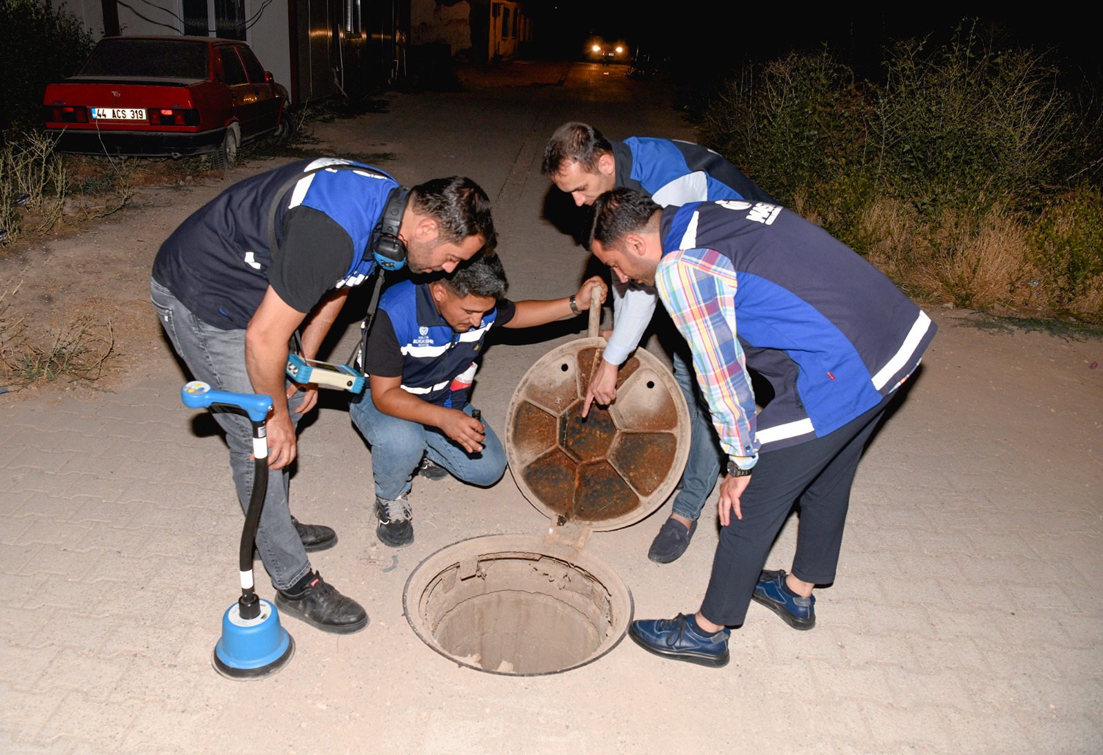 580 KİLOMETRELİK HATTA FİZİKİ KAYIP-KAÇAK TARAMASI YAPILDI