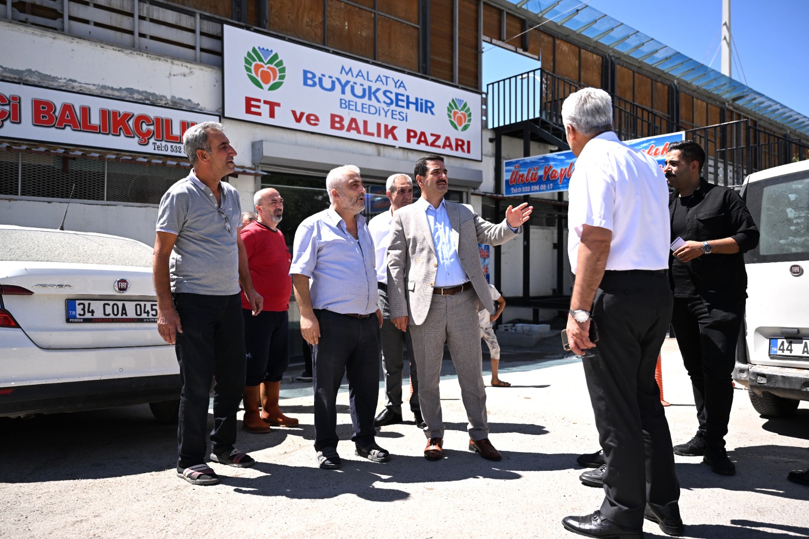 Başkan Taşkın’dan Kasap Pazarı Esnafına Ziyaret