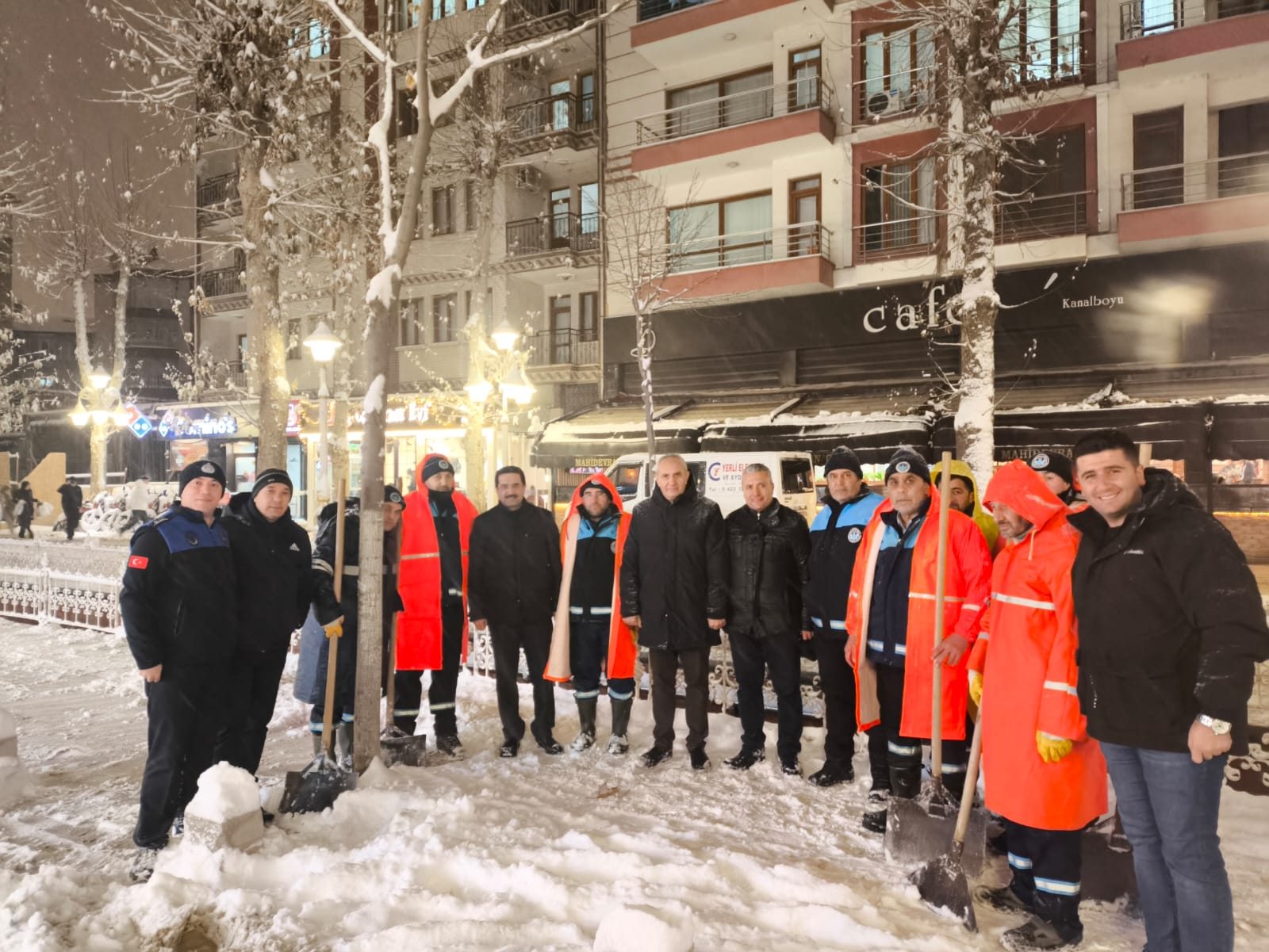 BATTALGAZİ BELEDİYESİ’NDEN GECE BOYU KESİNTİSİZ MESAİ