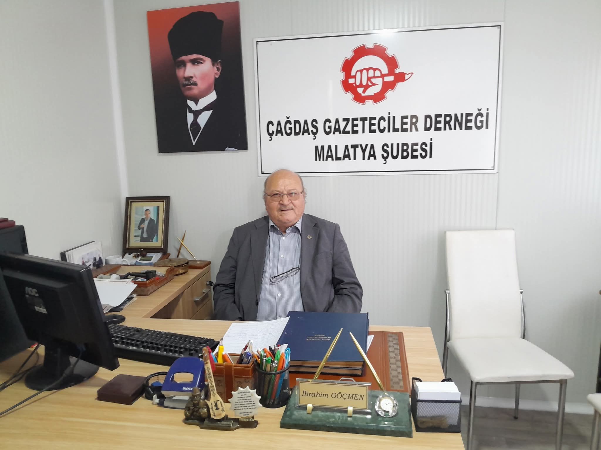 Çağdaş Gazeteciler Derneği Malatya Şube Başkanı İbrahim Göçmen’den Yeni Yıl Mesajı