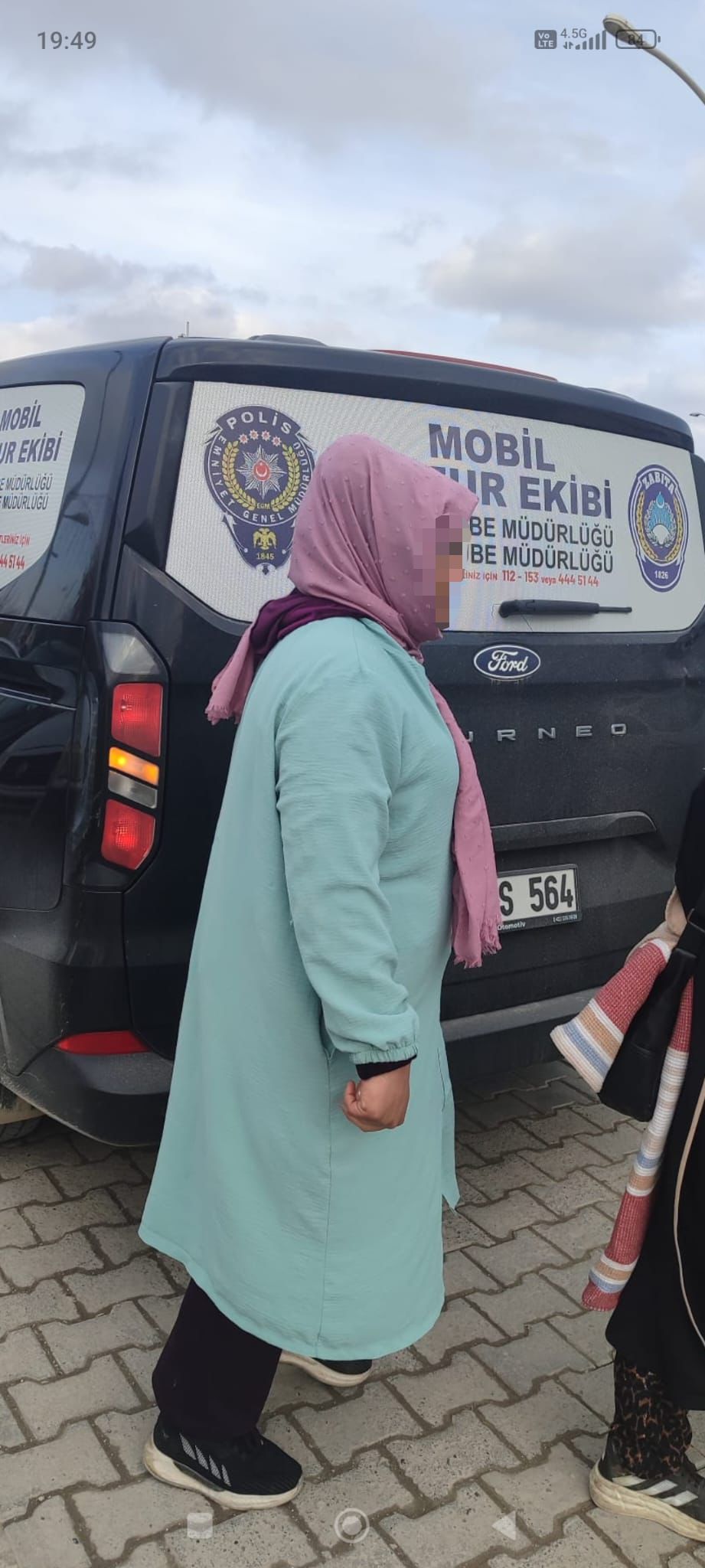 Dilencilik Yapan Şahsa Müdahale: Mobil Huzur Ekibi Anında Yakaladı