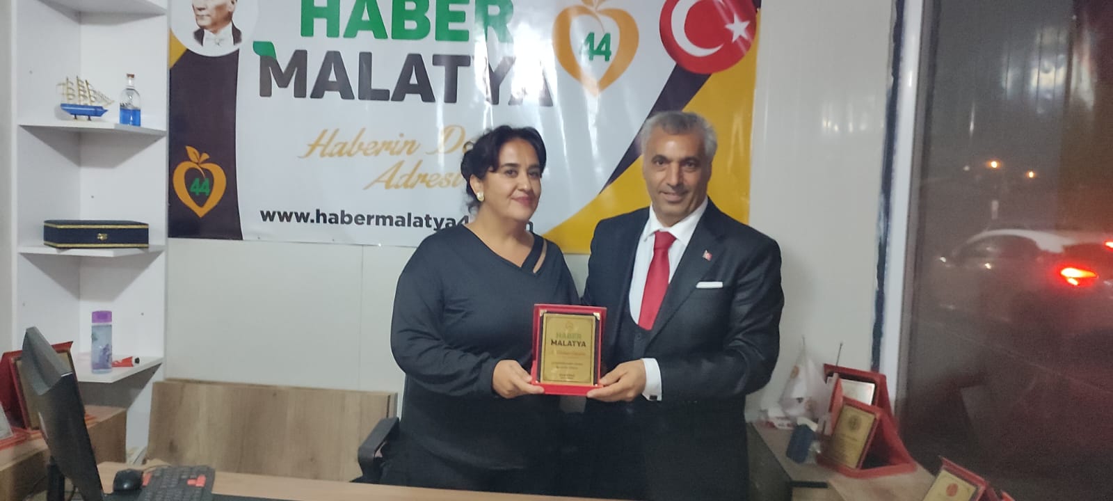 Gazeteci Kadir Değirmenci’ye Başarı Plaketi