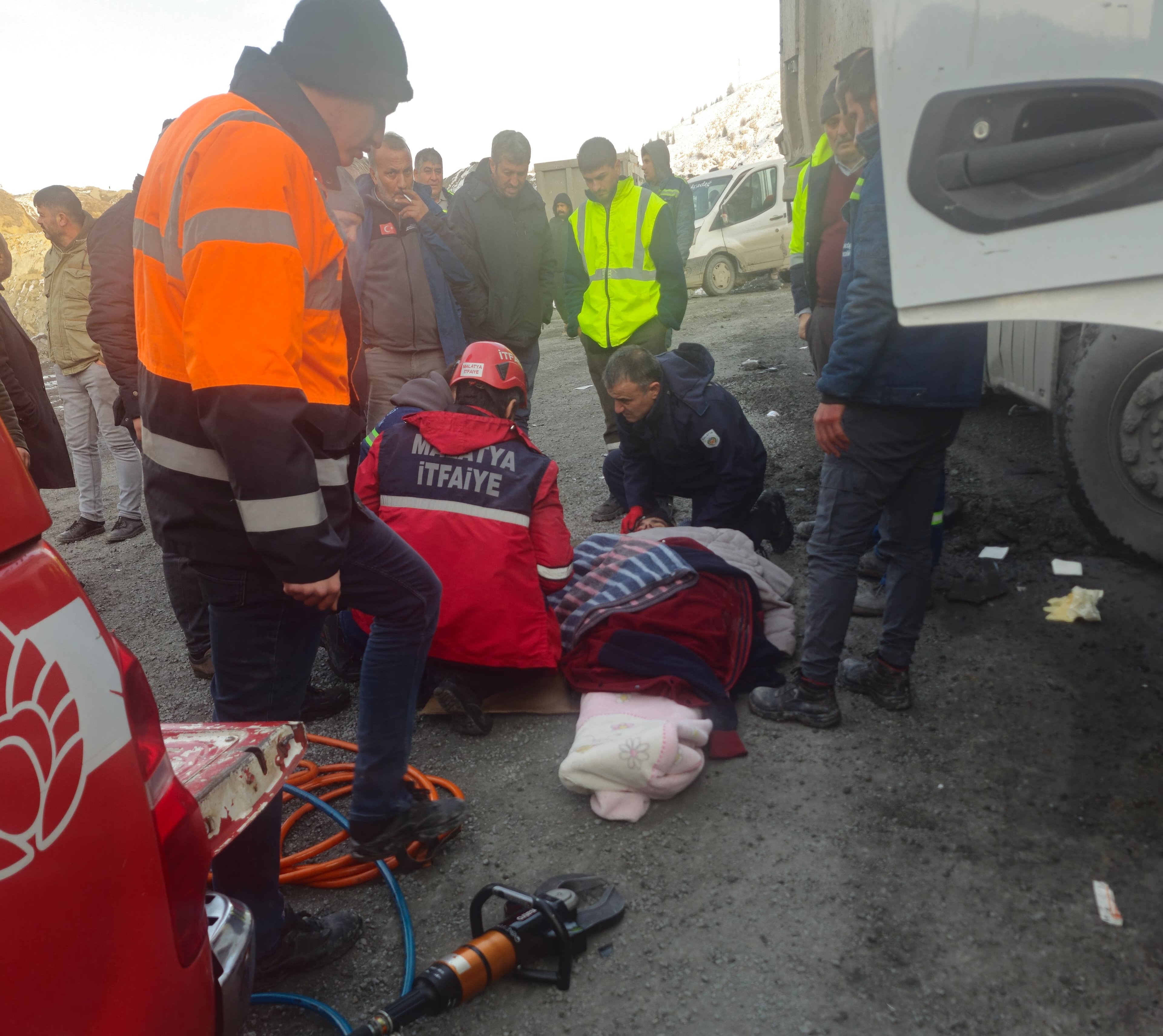 Hekimhan Hasançelebi’de Trafik Kazası: 1 Yaralı Kurtarıldı