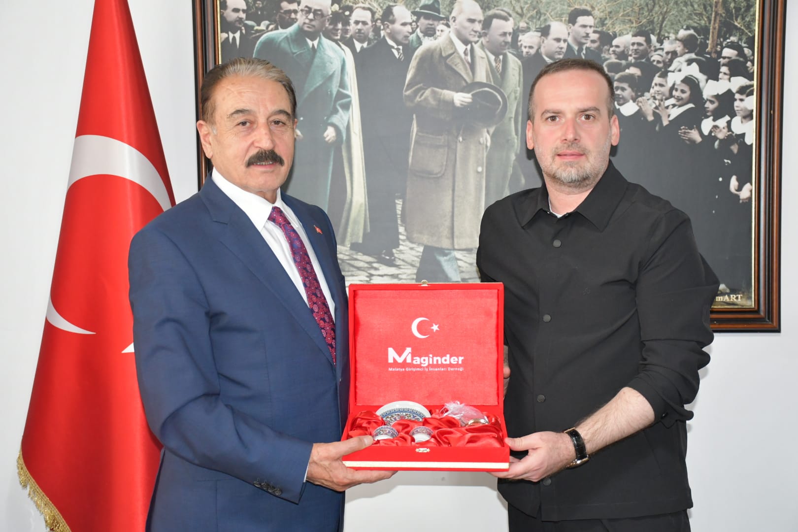 MAGİNDER’ den MESOB Başkanı Keskin’e Ahilik Haftası Kutlama Ziyareti