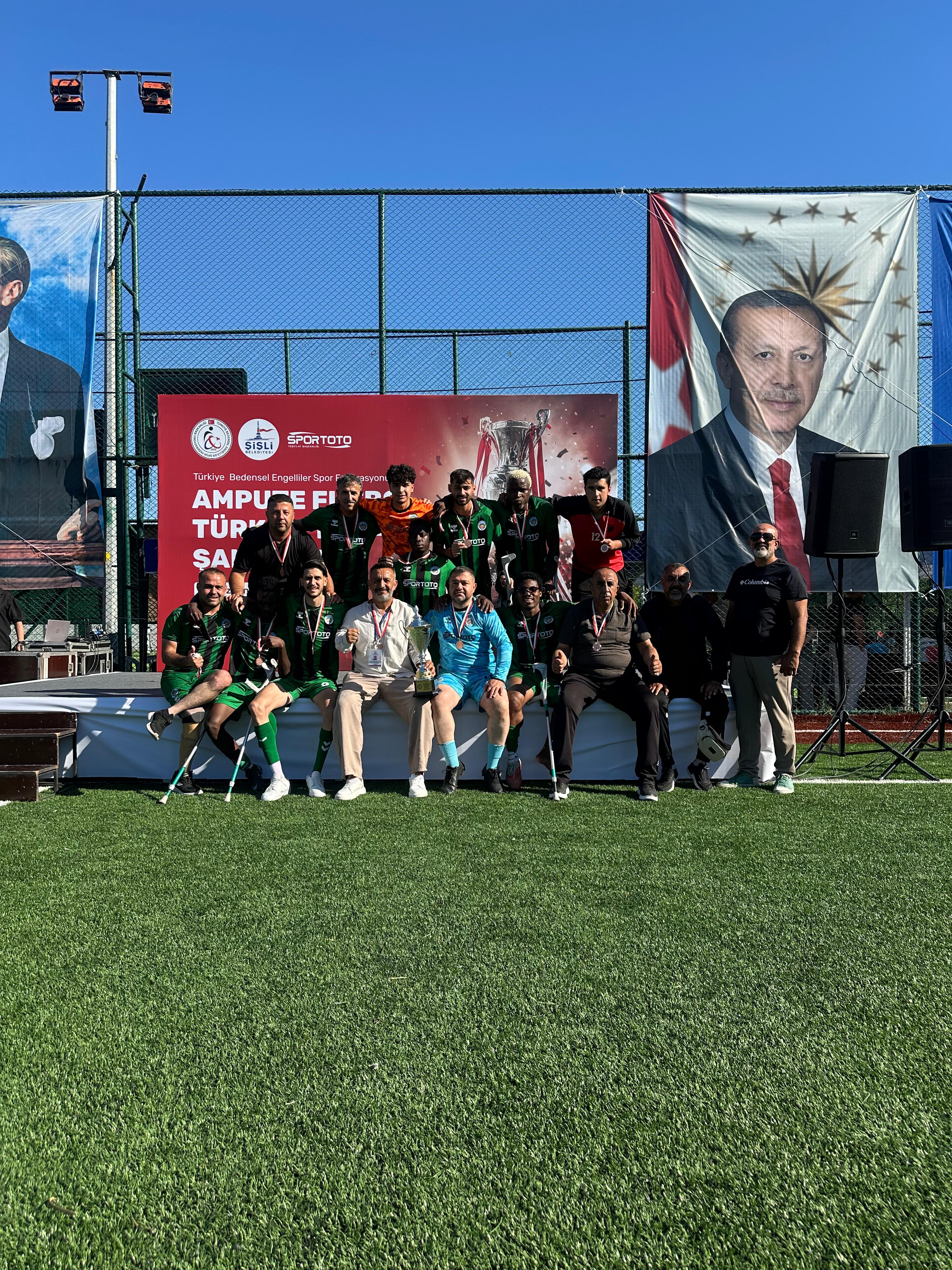 Malatya Büyükşehir Belediye Ampute Futbol Takımı, Türkiye Kupası’nda Tarih Yazdı: 3’üncü Oldu.