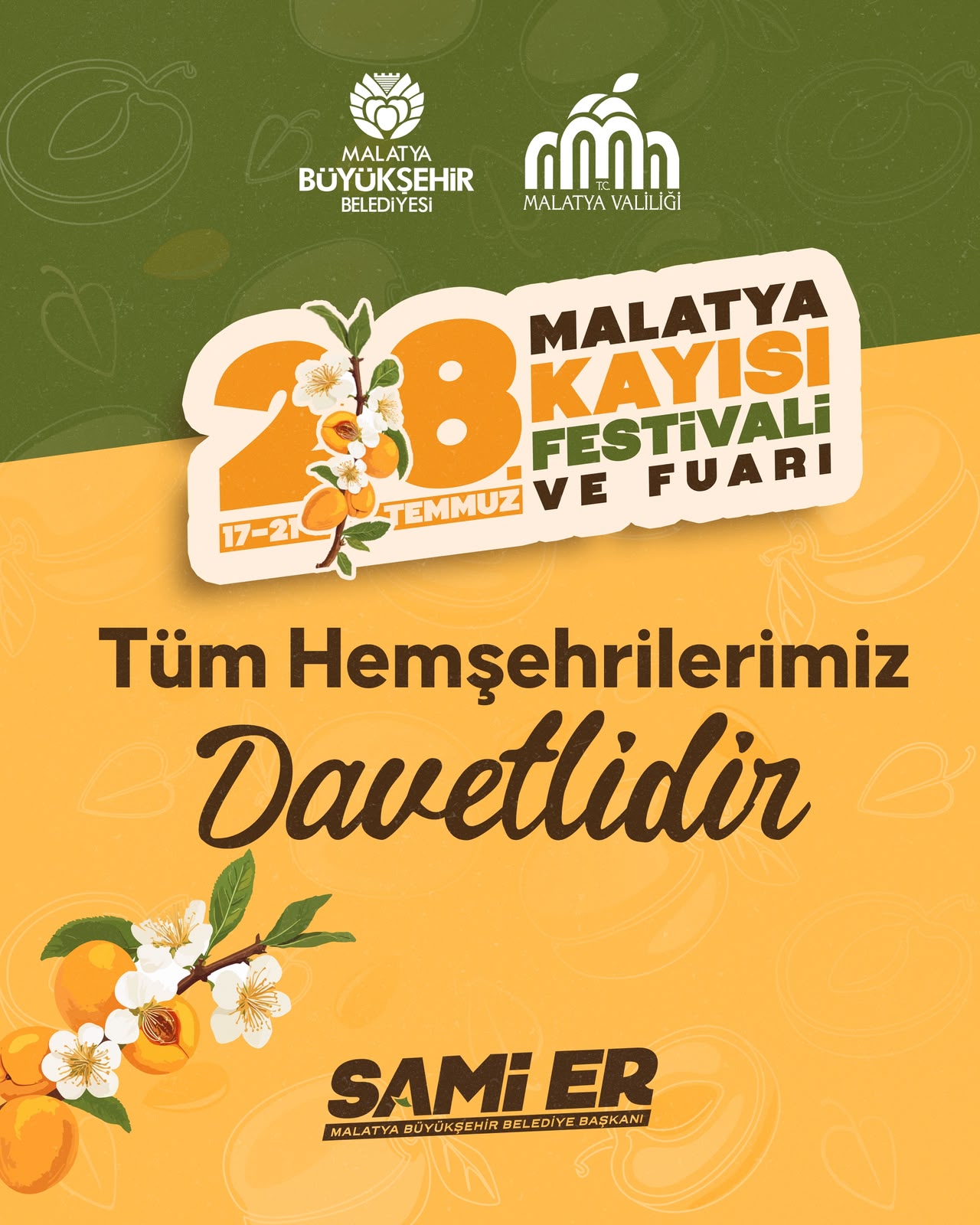 Malatya'da Kayısı Şöleni Başlıyor: Festival ve Fuar Kapılarını Açıyor.