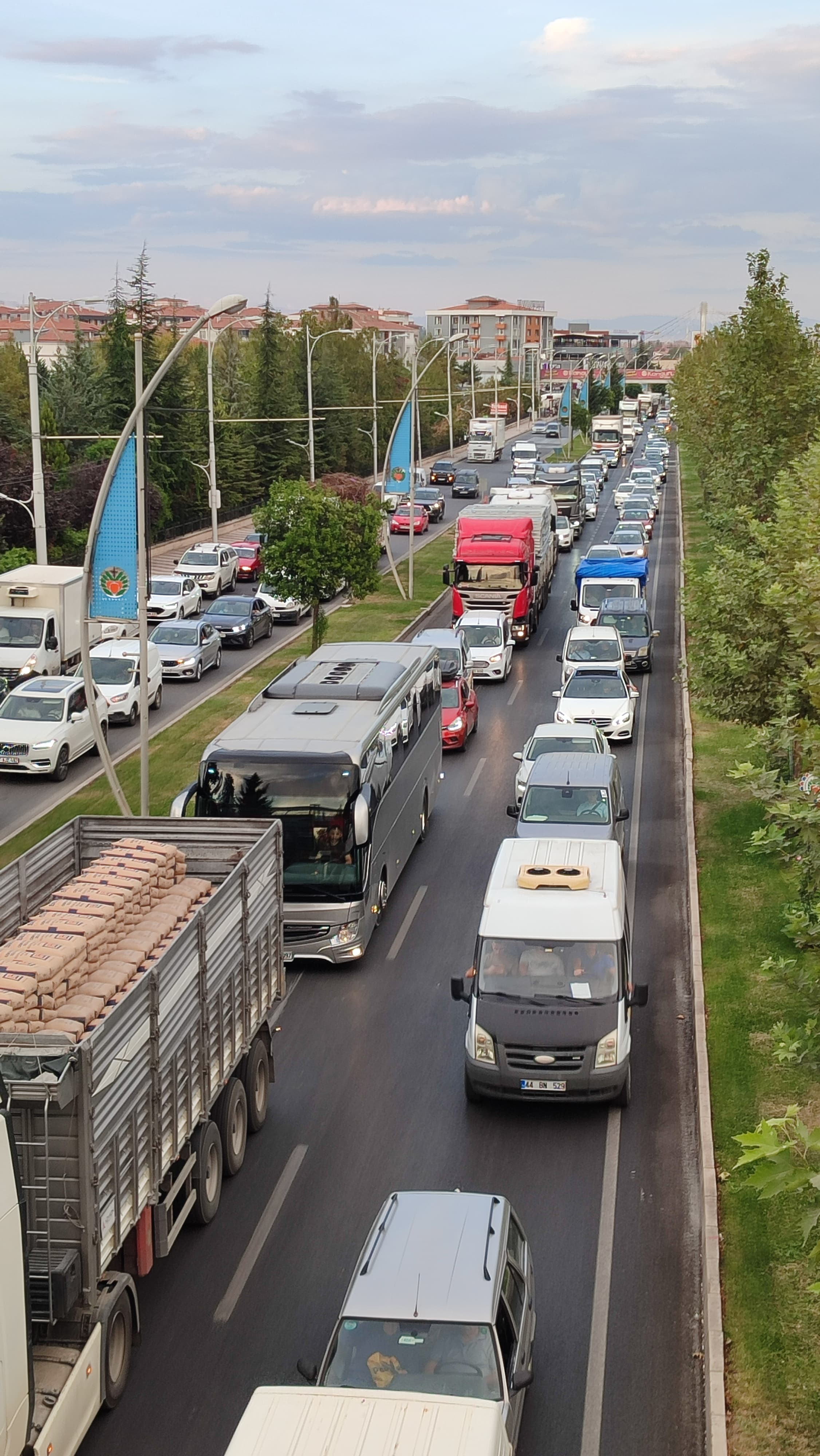 Malatya’da Trafik Hayatı Felç Etti