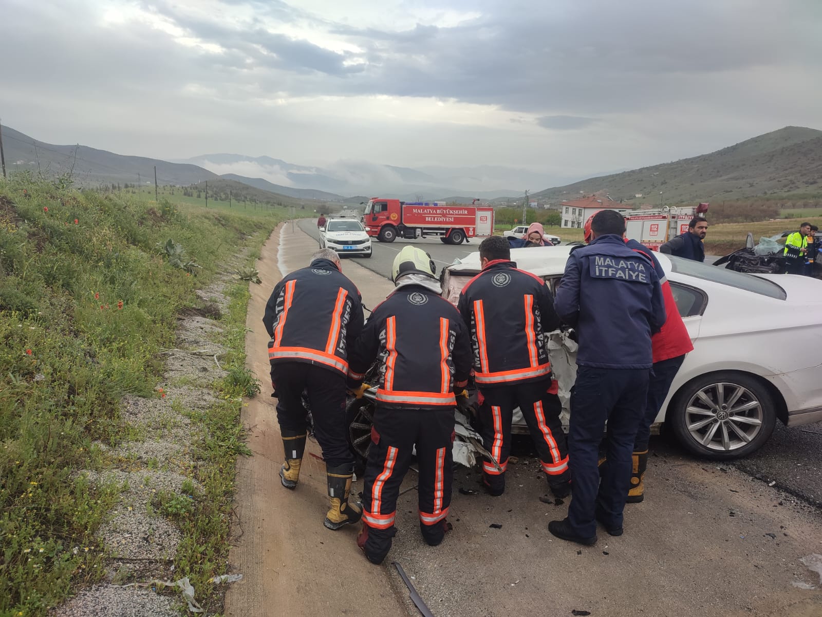 Malatya Elazığ Karayolunda Ölümlü Trafik Kazası