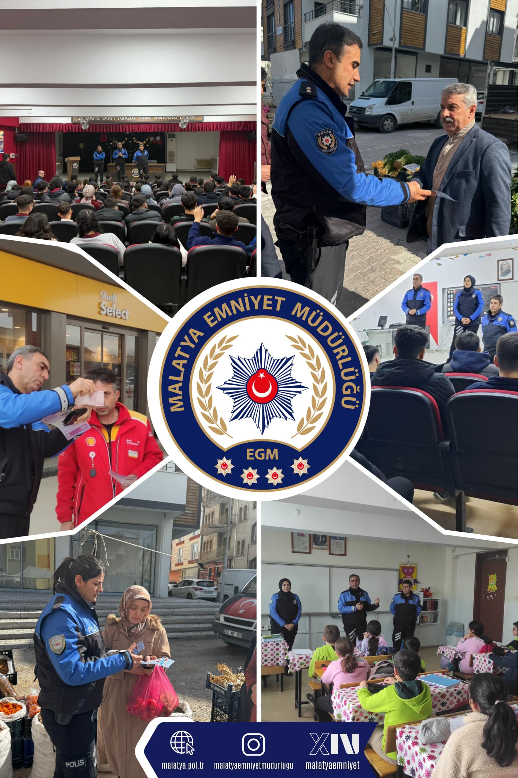 Toplum Destekli Polislikten Öğrencilere ve Vatandaşlara Bilgilendirme Çalışması