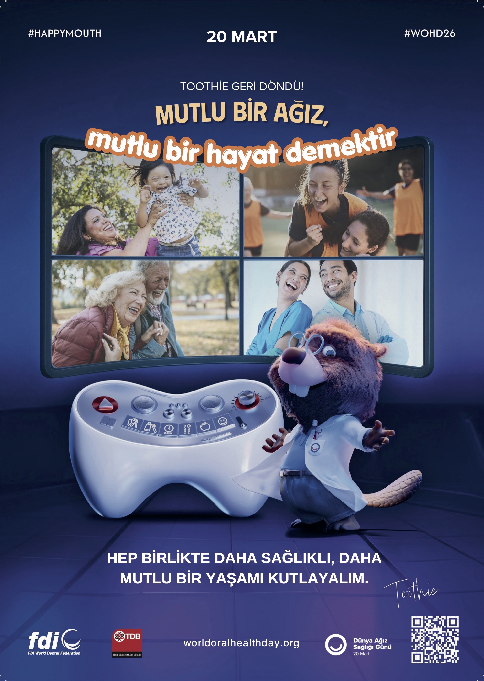 Türk Dişhekimleri Birliği Haberi: Mutlu Bir Ağız, Mutlu Bir Hayat Demektir...