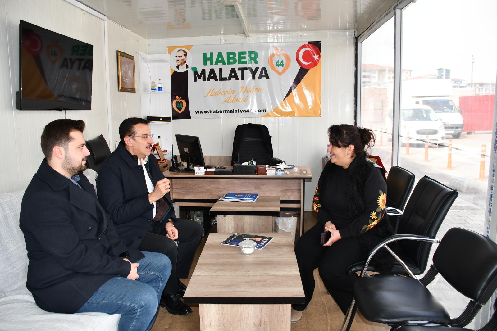 Tüfenkci’den Malatya Basınına Ziyaret: “Basın, Şehrin Vicdanıdır”