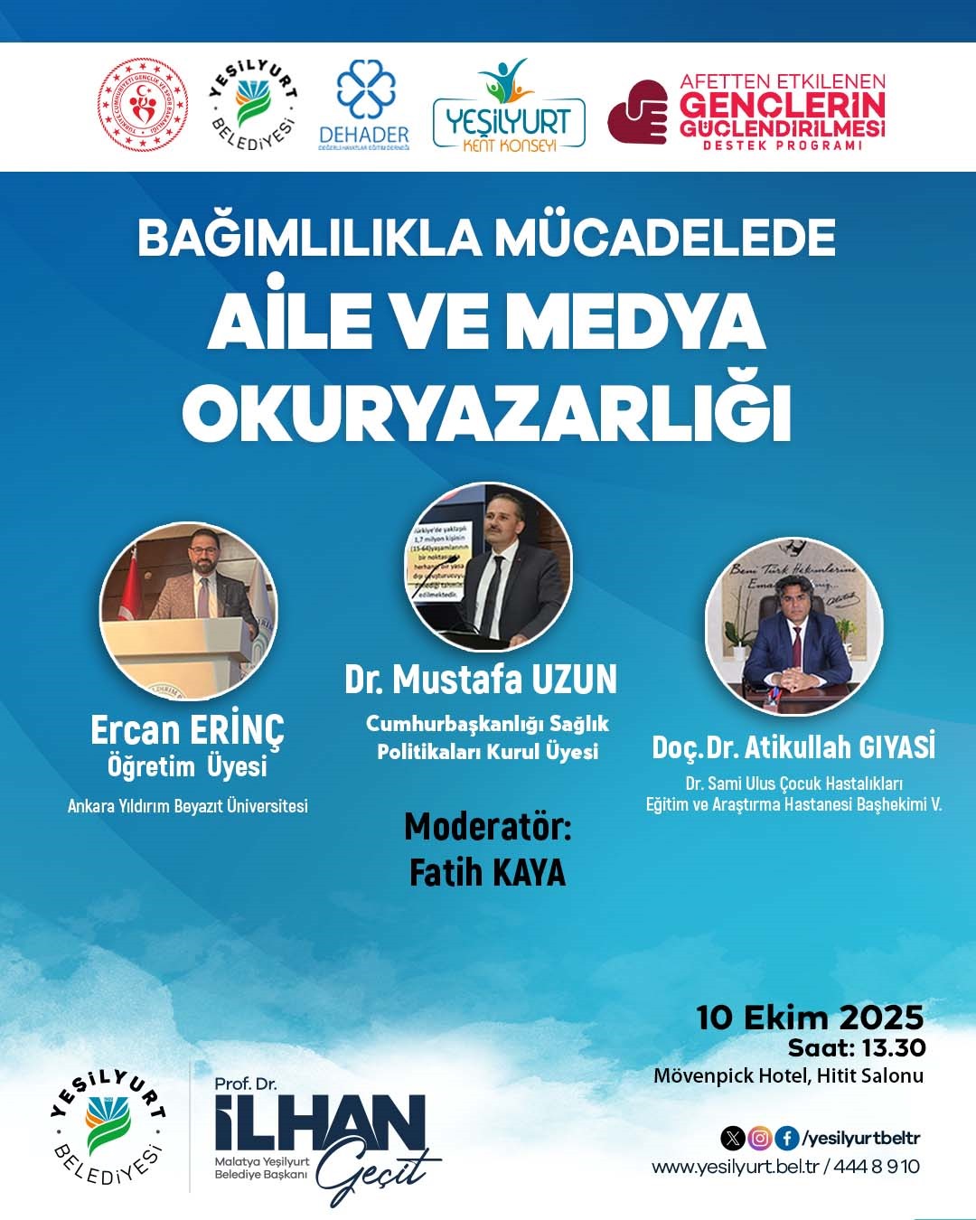 YEŞİLYURT BELEDİYESİ’NDEN GENÇLERE YÖNELİK FARKINDALIK PANELİ!