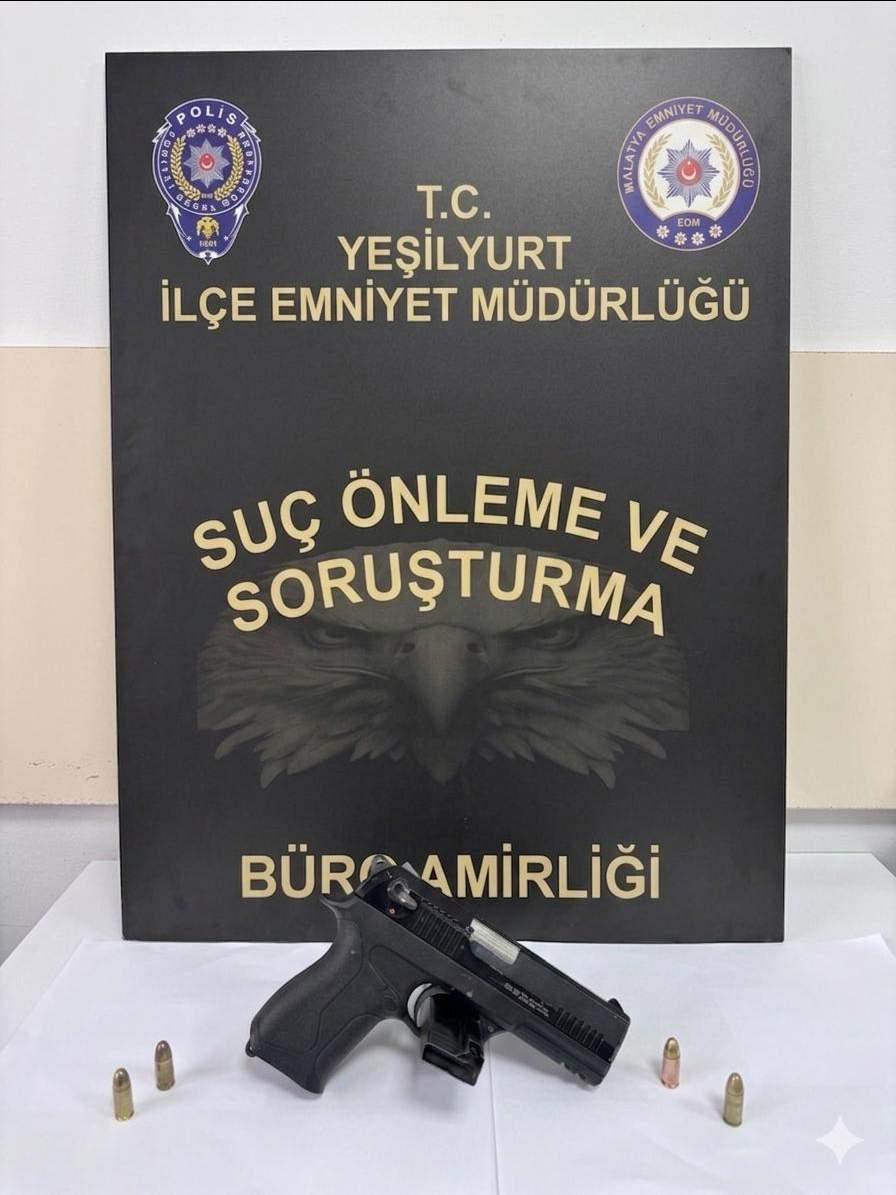Yeşilyurt’ta Silahlı Kavga: 1 Kişi Ağır Yaralandı, 1 Şüpheli Gözaltında.