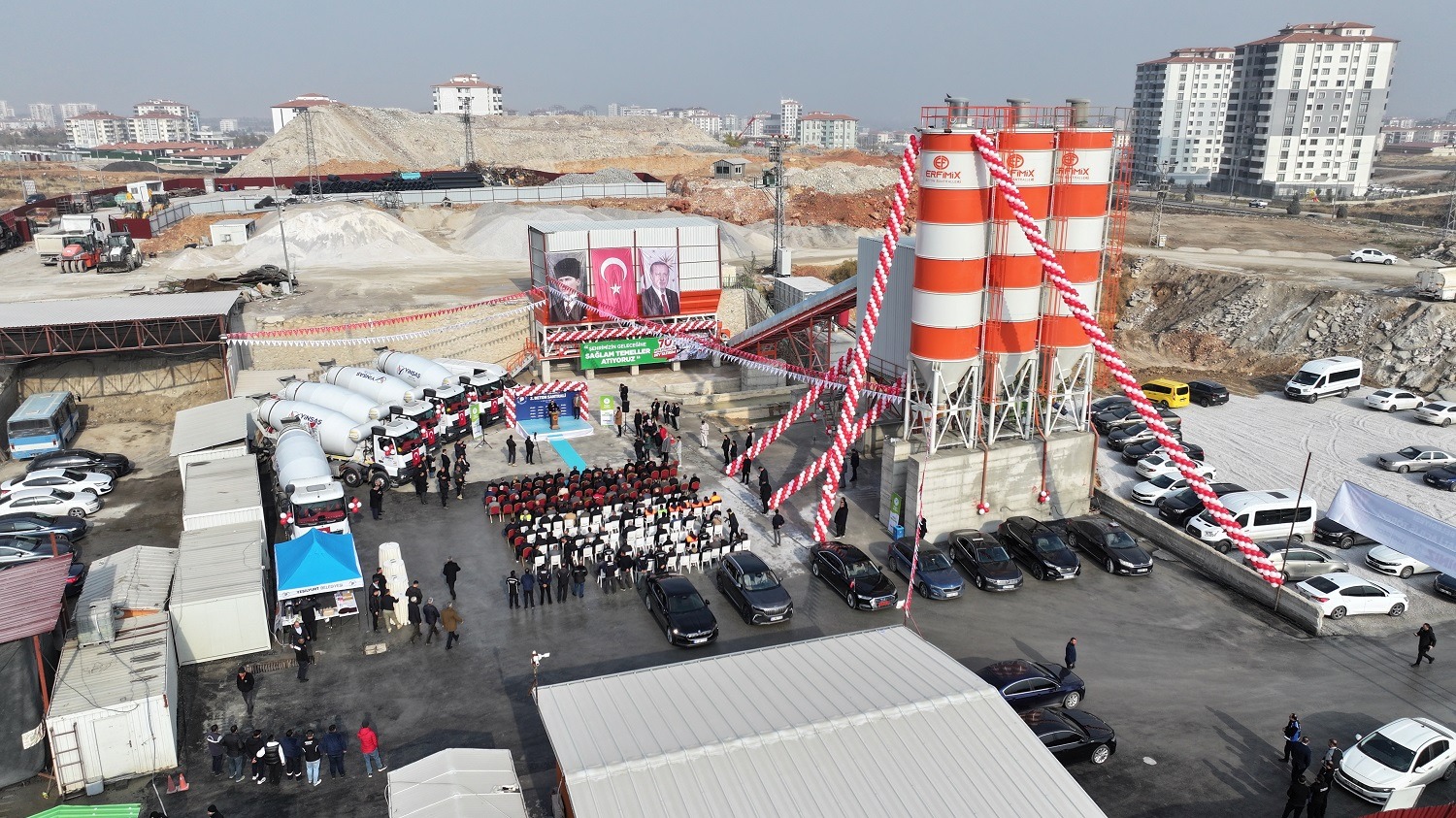 Yeşilyurt’un Yapı Gücüne Yeni Destek: 70 Milyon TL’lik 2. Beton Santrali Açıldı
