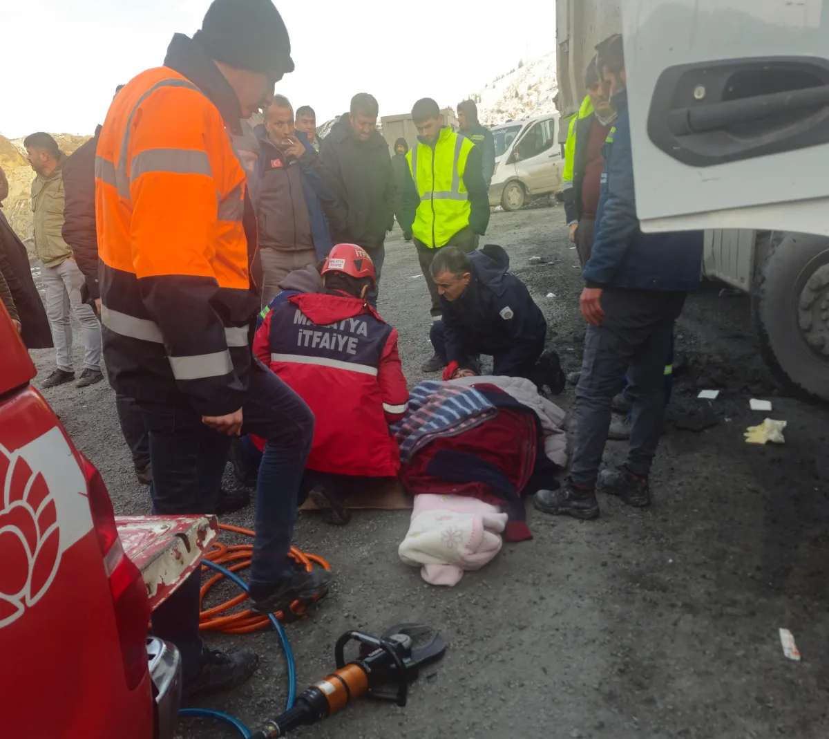 Hekimhan Hasançelebi’de Trafik Kazası: 1 Yaralı Kurtarıldı