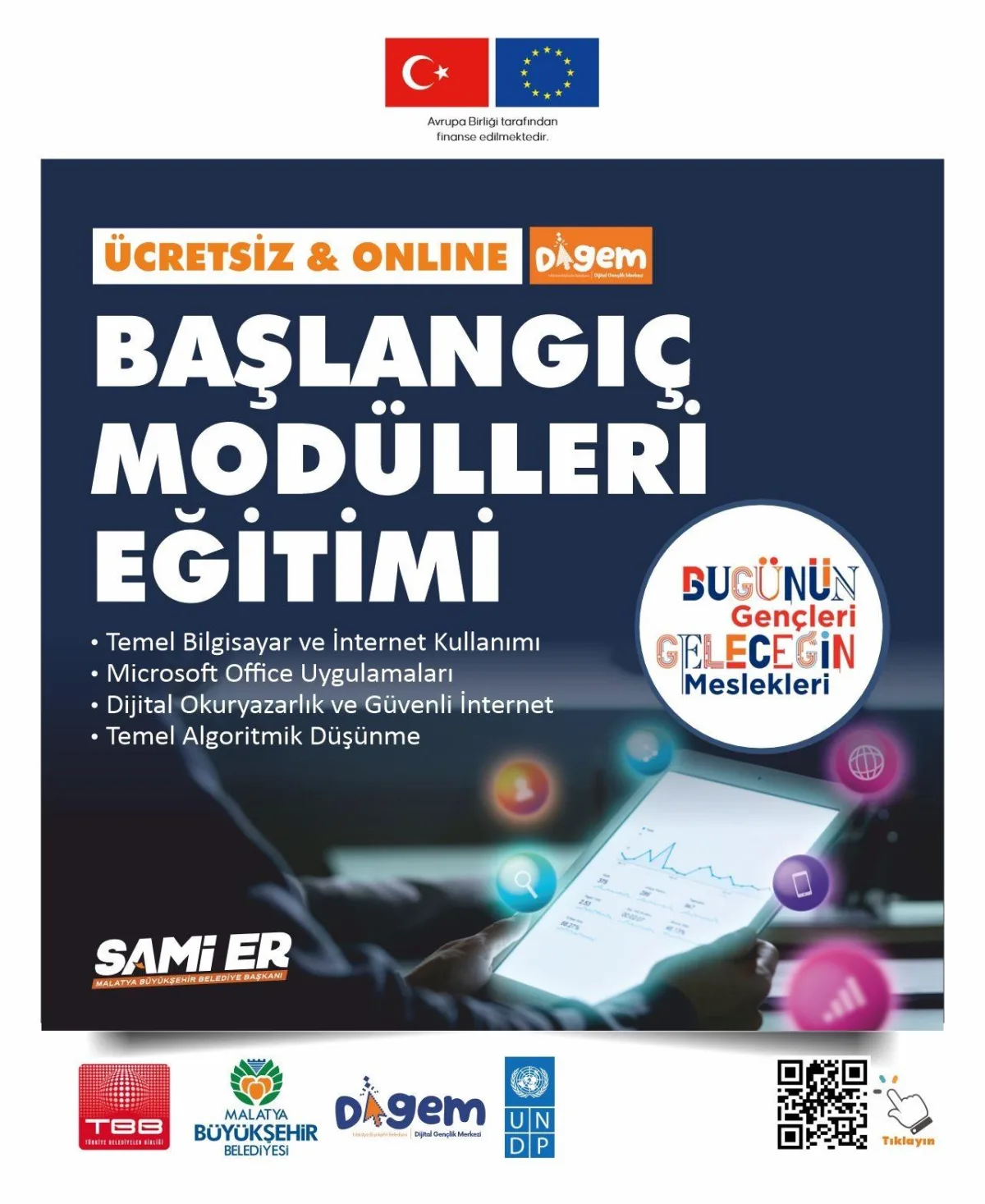Teknolojiye İlk Adım: Gençlik Merkezi’nde Eğitimler Başlıyor